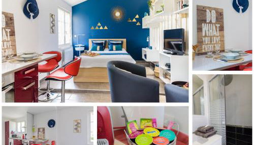 Studio Bleu - Parc Astérix - Mer de Sable - Villepinte - Aéroport CDG - Foto 2