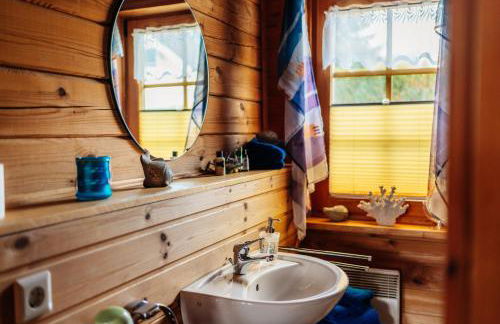 Der Fuchsbau - 3 separate Blockhäuser - ruhige Lage - 50m bis zum Wald - eingezäunter Garten - Foto 35