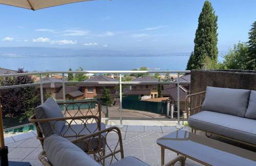 Magnifique Appart rénové Evian Duplex vue Lac 8 pers - Foto 45