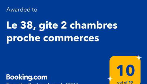 Le 38, gite 2 chambres proche commerces - Foto 2