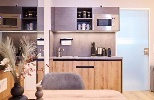 XZLLENZ Traum Studio-Apartment, Frei-Parken, U-Bahn, Küche - Foto 12