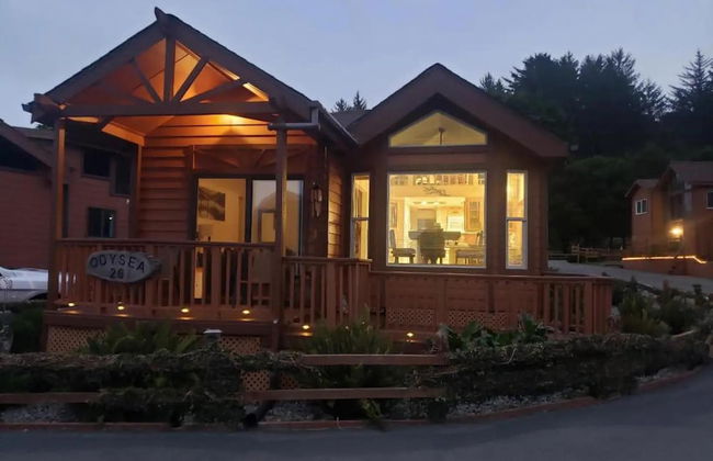 Oceanview Cabin 26 w Jacuzzi Striking Views - Foto 15