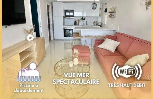 Luxueux appartement - vue mer - piscine - free parking - Monaco - Foto 1