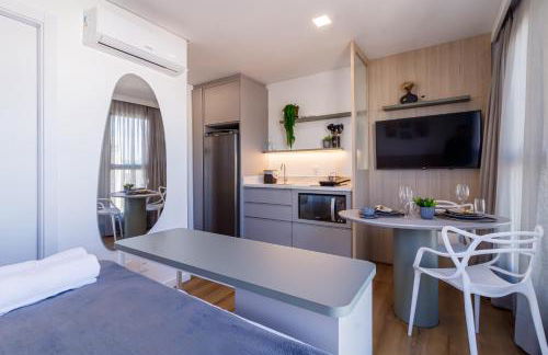 Loft Novo todo Mobiliado com WIFI Piscina e próximo a Oktober - Foto 22