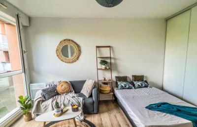 RANGUEIL - Studio confortable proche hôpital et université, parking - Foto 9