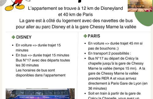 Appartement studio O fil de l'O à 12 kilomètres de Disneyland Paris - Foto 33