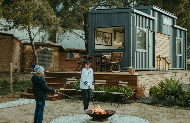 The Pink Lake Tiny House - 'peony' - Foto 12