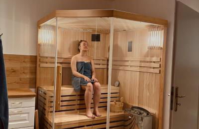 Ferienwohnung Honeymoon Deluxe Wellness mit Sauna auf Schloss Falkenhorst - Foto 20