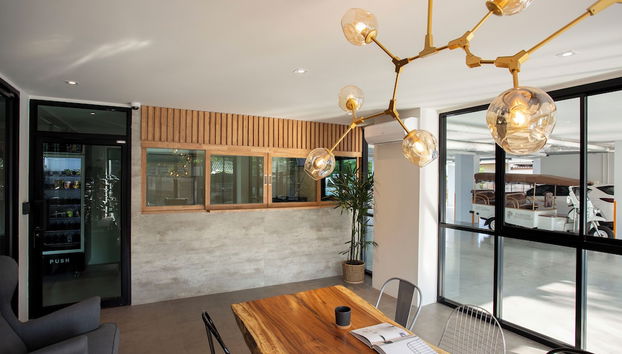 Zona de estar del vestíbulo