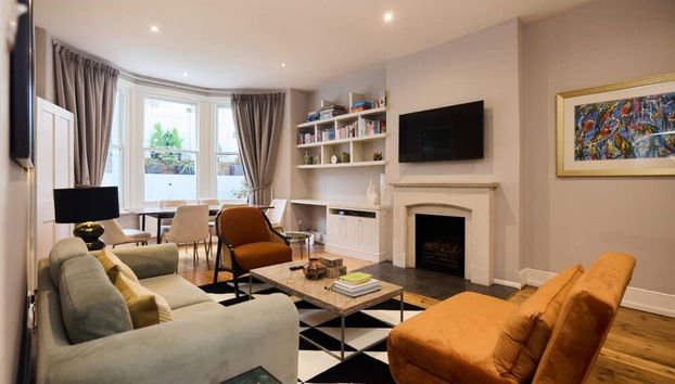 The West Kensington Hideout - Cozy 2bdr Flat With Garden - Foto 4, Habitación