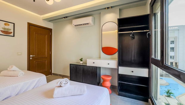 Ample & Artistic 2bdr Apt. 5 min to CAI Airport - Foto 4, Habitación