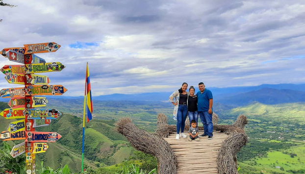 Una famigliola al belvedere