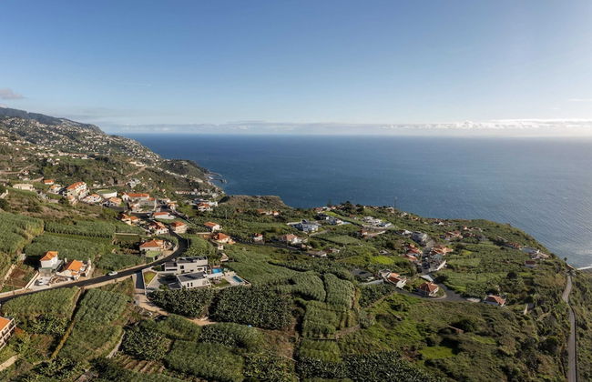 With Pool and Superb sea View - Villa Candelária - Foto 67