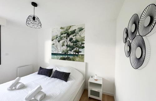 Villa Bel'Odet, appartements modernes au calme, terrasses pour les T2, grand jardin et parking gratuit, à 5 min des plages de Bénodet - Foto 12