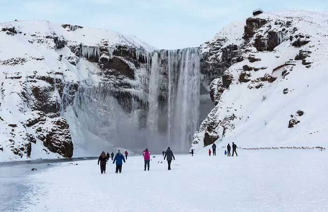 Seljalandsfoss & Skógafoss Waterfalls + Sólheimajökull Glacier - Photo 2