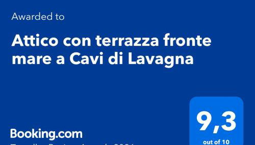 Attico con terrazza fronte mare a Cavi di Lavagna - Foto 4