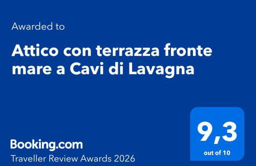 Attico con terrazza fronte mare a Cavi di Lavagna - Foto 4