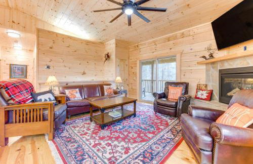 Smoky Mtn Cabin with Hot Tub and Scenic Views - Foto 4