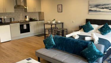 Super-King Bed Studio Apartment in Central Northampton - Foto 2