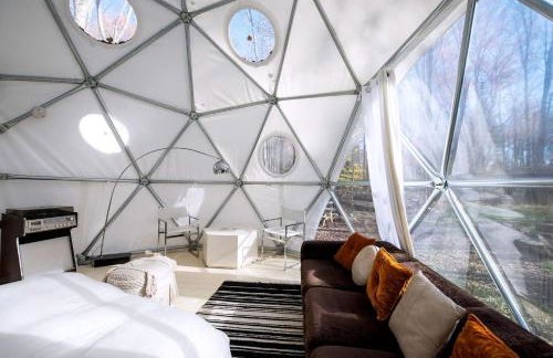 Cozy Unique Dome for a Romantic Glamping Getaway on a Private Farm in Woodridge, New York - Foto 20