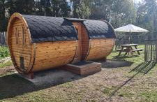 Glamping im beheizten Campingfass auf Leo's Farm - Foto 1