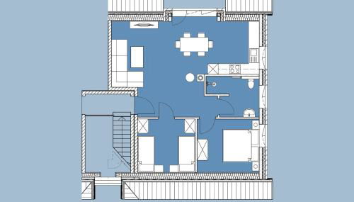 Dünentraum, Ferienwohnung für 4 Personen - Erwachsene oder Kinder - in DE FEERJENHUSEN am Haubarg von Vollerwiek, Fertigstellung April 2020 - Foto 4