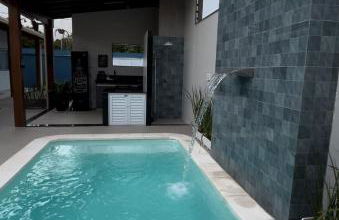 ESPAÇO PÉROLA GUANABARA, 70 Metros do Mar, 4 Suítes independentes COM AR, Área Gourmet Integrada com Piscina,Churrasqueira, 900 Metros de CASTELHANOS, ideal para FAMÍLIAS E AMIGOS - Foto 65