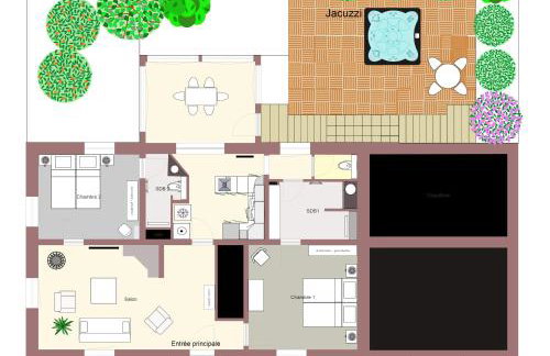 Maison des écluses Strasbourg F3 90m2 Jacuzzi Climatisation - Foto 3
