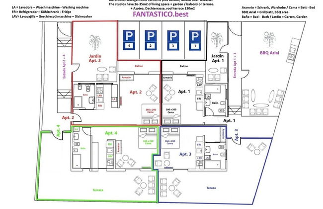 Fantastico 1 - Balcony, Free Parking, air Conditioning, Free Netflix, BBQ - Foto 6