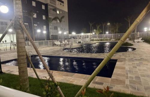 Apto frente o mar com 3 piscinas Wi-Fi gratuito aceito pet - Foto 18