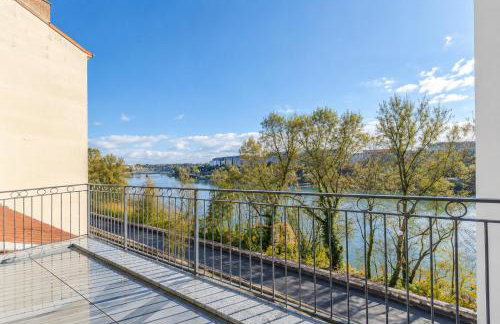 Terrasse & vue Rhône, Cité Internationale - Foto 2