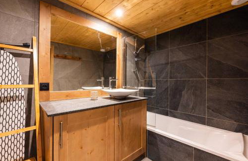 Grand appart haut de gamme 8p, skis aux pieds, vue Mont Blanc, balcon, parking, linge inclus - Foto 17