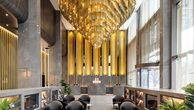 Coin salon dans le hall