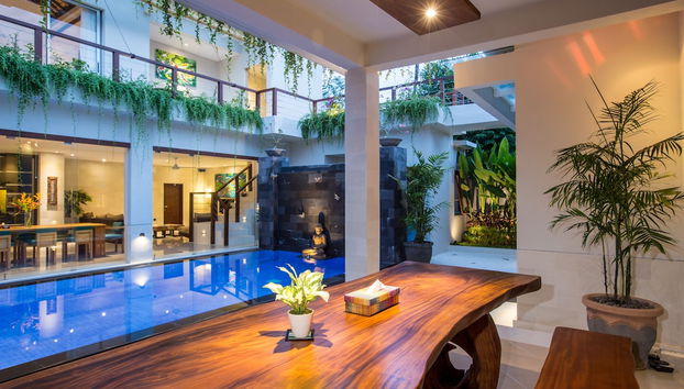 Zona de estar del vestíbulo