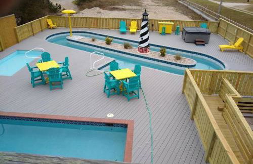 Rio Rodanthe Lazy River Kiddie Pool Oceanfront Elevator - Foto 8
