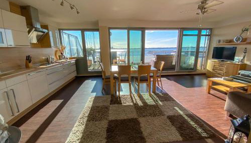 Haus Putbus in Altefähr - WG 3 mit Panoramablick - Foto 4, stove, minibar