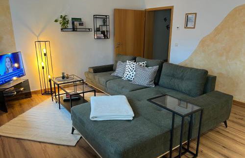 Ferienwohnung Elsterveilchen 100 m bis zur Soletherme und Theater - Foto 1