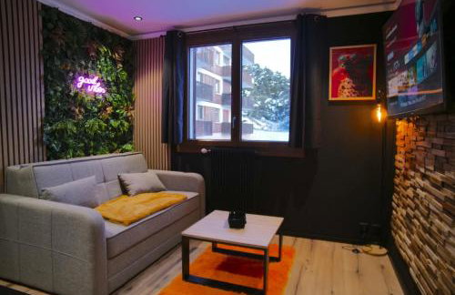 Le Cube Alpin - Cosy Studio - Vue Montagne - Gréolières les Neiges - Foto 9