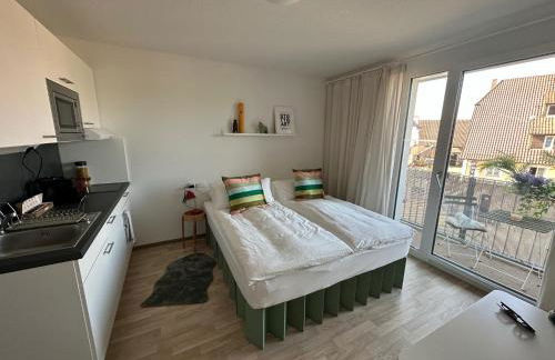 Stilvolles und modernes Appartement mit sonnigem Balkon in Flughafen- und Messenähe 31 - Foto 12