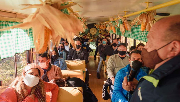 Visite de Linha Ávila en jardineira