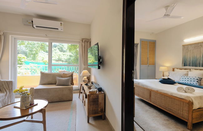 Alaya Stays Veera Marina 1BHK with Pool - Foto 29