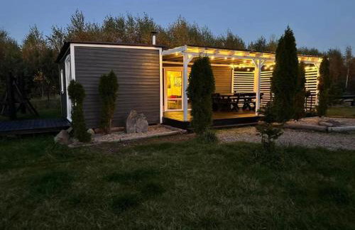 Domek Uroczy Golubie ,niedaleko stoku Koszałkowo ,balia,sauna,kominek,ognisko - Foto 5