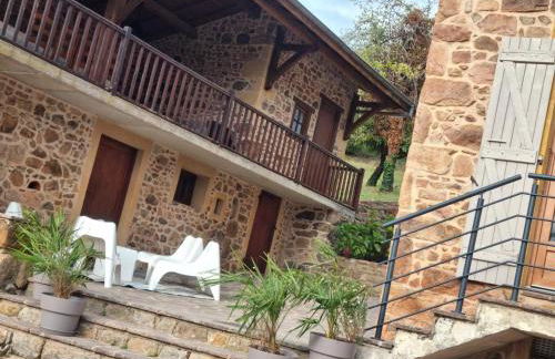 Charmant gîte avec terrasse et animaux acceptés à Belmont-de-la-Loire - FR-1-496-305 - Foto 9