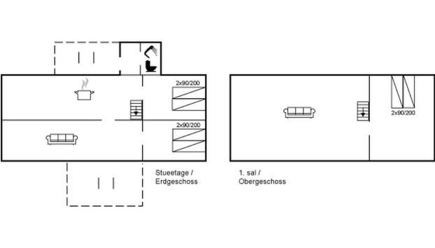 "Rina" - 250m from the sea - Foto 2, Floorplan