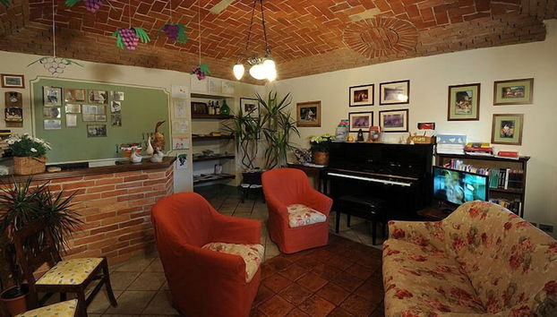 Zona de estar del vestíbulo