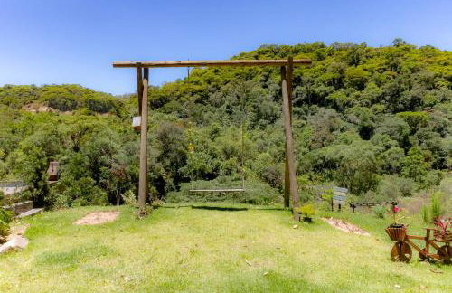 Chale Alcantara Jacuzzi, Lareira e Deck com Vista - Foto 37