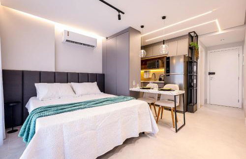 Estúdio Moderno no City House - Área de lazer com vista 360º e Piscina - Foto 67