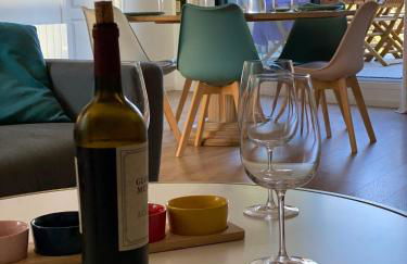 Barneville Plage appart cosy avec terrasse 150m de la mer - Foto 5