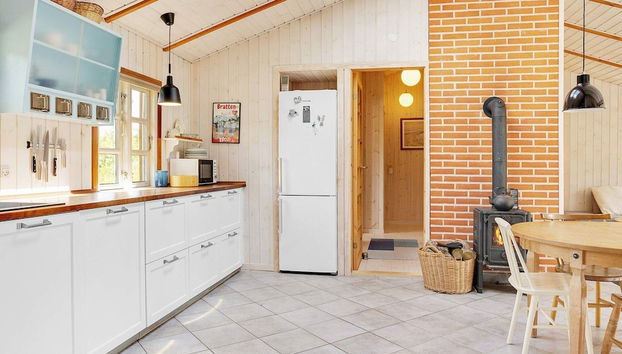 8 Person Holiday Home in Jerup - Foto 4, Cocina privada