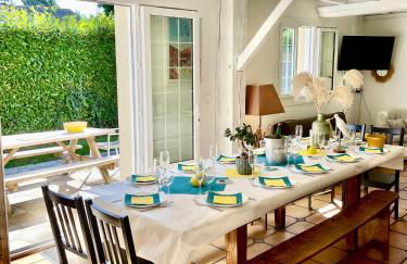 GITE 4 MN DE LA mer et cabourg, piscine, cheminée, table de ping pong, balançoire - Foto 29